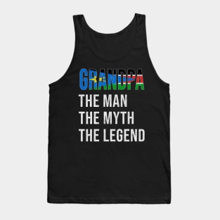 Grand Father South Sudanese Grandpa The Man The Myth The Legend - Gift for South Sudanese Dad With Roots From  South Sudan Tank Top